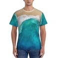 thumbnail image 1 of Bixox Men's Beach Printed Short Sleeve Skinny Athletic T-Shirt, 1 of 6