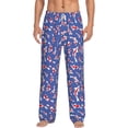 thumbnail image 1 of Bixox Men's Beautiful Koi Fish Patterned Pajama Pants with Pockets Lounge Clothes for Home, 1 of 5