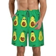 thumbnail image 1 of Bixox Men's Cartoon Fruit printing Casual Classic Fit Short Summer Beach Shorts, 1 of 6