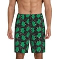 Bixox Men's Cartoon Kawaii Frogs printed lightweight casual shorts