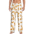 thumbnail image 1 of Bixox Men's Cartoon Squirrel Patterned Pajama Pants with Pockets Lounge Clothes for Home, 1 of 5