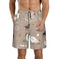 thumbnail image 1 of Bixox Men's Chicken printing Casual Classic Fit Short Summer Beach Shorts, 1 of 6