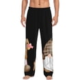 thumbnail image 1 of Bixox Men's Coffee Gnome (2) Patterned Pajama Pants with Pockets Lounge Clothes for Home, 1 of 5