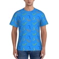 thumbnail image 1 of Bixox Men's Colorful Snake Printed Short Sleeve Skinny Athletic T-Shirt, 1 of 6