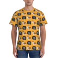 thumbnail image 1 of Bixox Men's Corgi Printed Short Sleeve Skinny Athletic T-Shirt, 1 of 6