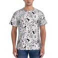 thumbnail image 1 of Bixox Men's Cowboy Printed Short Sleeve Skinny Athletic T-Shirt, 1 of 6