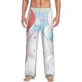 thumbnail image 1 of Bixox Men's Cute Elephant Patterned Pajama Pants with Pockets Lounge Clothes for Home, 1 of 5