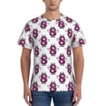 thumbnail image 1 of Bixox Men's Cute Number 8 Printed Short Sleeve Skinny Athletic T-Shirt, 1 of 6