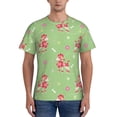 thumbnail image 1 of Bixox Men's Cute Poodle Dog Printed Short Sleeve Skinny Athletic T-Shirt, 1 of 6