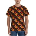 thumbnail image 1 of Bixox Men's Cute Squirrel Printed Short Sleeve Skinny Athletic T-Shirt, 1 of 6