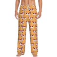 thumbnail image 1 of Bixox Men's Dachshund Dog Puppy Patterned Pajama Pants with Pockets Lounge Clothes for Home, 1 of 5