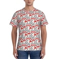 thumbnail image 1 of Bixox Men's Forest Mushrooms Printed Short Sleeve Skinny Athletic T-Shirt, 1 of 6