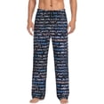 thumbnail image 1 of Bixox Men's Function Source Code Patterned Pajama Pants with Pockets Lounge Clothes for Home, 1 of 5