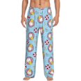 thumbnail image 1 of Bixox Men's Gnome Pool Party Patterned Pajama Pants with Pockets Lounge Clothes for Home, 1 of 5
