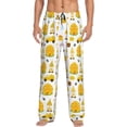 thumbnail image 1 of Bixox Men's Gnomes Bees Patterned Pajama Pants with Pockets Lounge Clothes for Home, 1 of 5