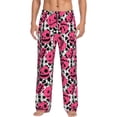 thumbnail image 1 of Bixox Men's Halloween Pumpkins Patterned Pajama Pants with Pockets Lounge Clothes for Home, 1 of 5