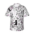 thumbnail image 1 of Bixox Men's Hawaiian Shirts Men's Cowboy Print Short-Sleeve Shirt-Medium, 1 of 8