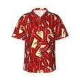 thumbnail image 1 of Bixox Men's Hawaiian Shirts Men's Fire Extinguisher Print Short-Sleeve Shirt-X-Large, 1 of 8