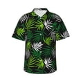thumbnail image 1 of Bixox Men's Hawaiian Shirts Men's Tropical Leaves1 Print Short-Sleeve Shirt-Small, 1 of 8