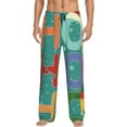 thumbnail image 1 of Bixox Men's Ho Ho Ho Patterned Pajama Pants with Pockets Lounge Clothes for Home, 1 of 5