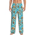 thumbnail image 1 of Bixox Men's Lovely Sea Otters Patterned Pajama Pants with Pockets Lounge Clothes for Home, 1 of 5