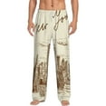 thumbnail image 1 of Bixox Men's New York Patterned Pajama Pants with Pockets Lounge Clothes for Home, 1 of 5