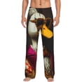 thumbnail image 1 of Bixox Men's Noble Style Duck Patterned Pajama Pants with Pockets Lounge Clothes for Home, 1 of 5