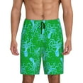 thumbnail image 1 of Bixox Men's Octopus1 printed lightweight casual shorts, soft sleep shorts with pockets., 1 of 5