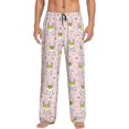 thumbnail image 1 of Bixox Men's Queen For Rabbit Patterned Pajama Pants with Pockets Lounge Clothes for Home, 1 of 5