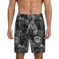 thumbnail image 1 of Bixox Men's Rose Flowers printed lightweight casual shorts, soft sleep shorts with pockets., 1 of 1