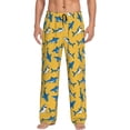 thumbnail image 1 of Bixox Men's Shark Print Patterned Pajama Pants with Pockets Lounge Clothes for Home, 1 of 5