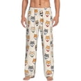 thumbnail image 1 of Bixox Men's Shiba Head Face Patterned Pajama Pants with Pockets Lounge Clothes for Home, 1 of 5