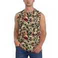 thumbnail image 1 of Bixox Men's Skulls1 Printed Shirt Sleeveless Fitness Tank Top-Medium, 1 of 7
