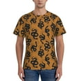 thumbnail image 1 of Bixox Men's Snake Printed Short Sleeve Skinny Athletic T-Shirt, 1 of 6