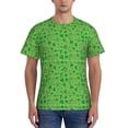 thumbnail image 1 of Bixox Men's St Patrick's Day Printed Short Sleeve Skinny Athletic T-Shirt, 1 of 6