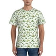 thumbnail image 1 of Bixox Men's St Patrick's Day3 Printed Short Sleeve Skinny Athletic T-Shirt, 1 of 6
