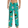 thumbnail image 1 of Bixox Men's Sushi Patterned Pajama Pants with Pockets Lounge Clothes for Home, 1 of 5