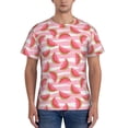 thumbnail image 1 of Bixox Men's Sweet Watermelon Printed Short Sleeve Skinny Athletic T-Shirt, 1 of 6