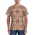 thumbnail image 1 of Bixox Men's Traditional Tribal Aztec Printed Short Sleeve Skinny Athletic T-Shirt, 1 of 6