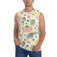 thumbnail image 1 of Bixox Men's Turtle Crab Sea Horse Printed Shirt Sleeveless Fitness Tank Top-Small, 1 of 5