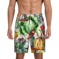 thumbnail image 1 of Bixox Men's Vegan1 printed lightweight casual shorts, soft sleep shorts with pockets., 1 of 7