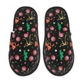 thumbnail image 1 of Bixox Men's Women's Disco Mirror Ball Patterned Plush House Slippers, Memory Foam Slippers, Indoor and Outdoor Warm Plush Bedroom Shoes, Soft Flat Sole, Comfortable and Non-slip, 1 of 5