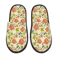 thumbnail image 1 of Bixox Men's Women's Rose Daisy Patterned Plush House Slippers, Memory Foam Slippers, Indoor and Outdoor Warm Plush Bedroom Shoes, Soft Flat Sole, Comfortable and Non-slip, 1 of 5