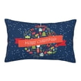thumbnail image 1 of Bixox Merry Christmas 1 Printed Pillow Protector,Super Soft Ideal for Home,Guests,Rentals - 20"x30", 1 of 8