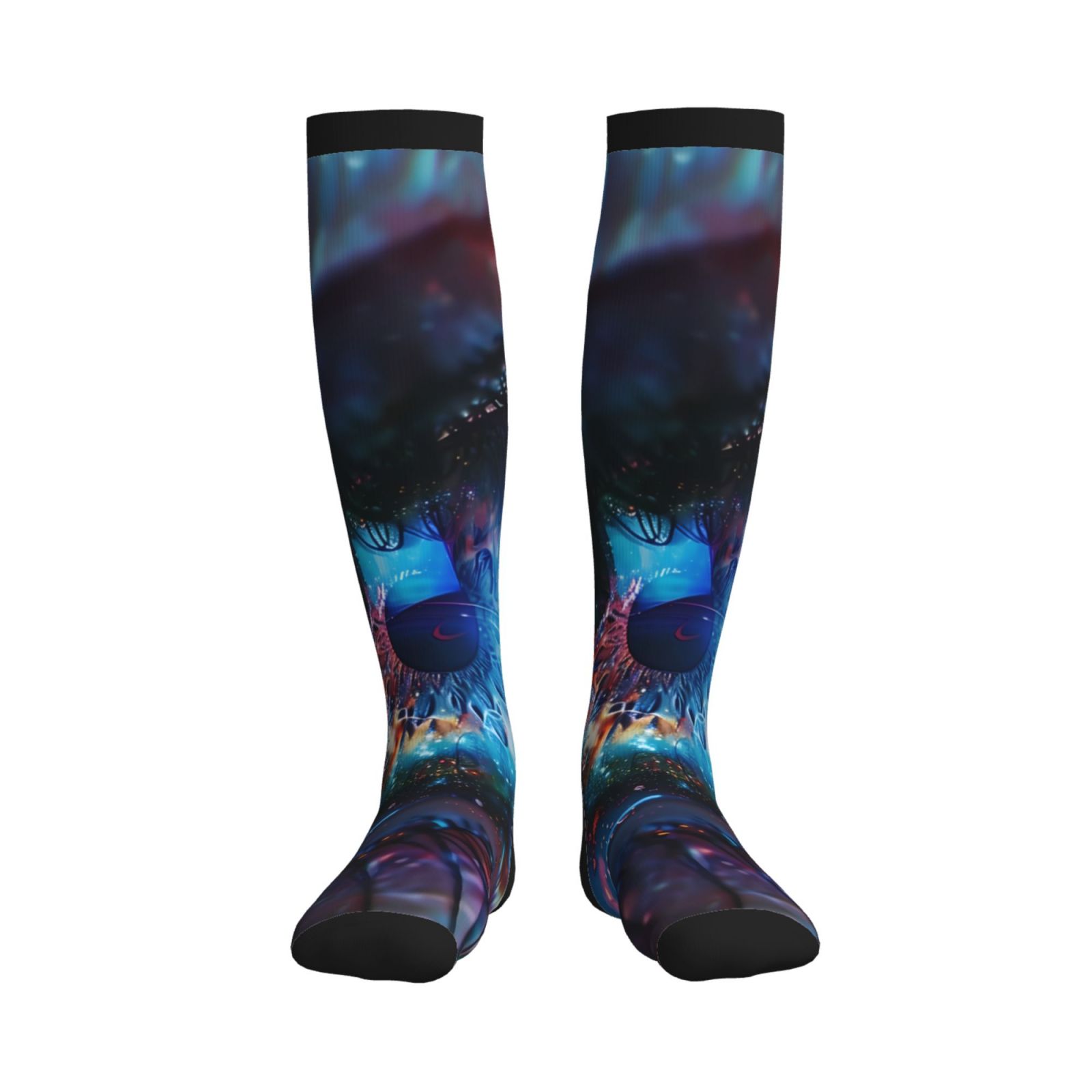 Bixox Modern Colorful Eyes Print Compression Socks,Compression Socks ...