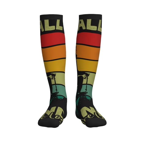 Bixox Not All Who Wander Are Lost 1 Print Compression Socks,Compression Socks Women & Men Circulation for Medical,Running,Athletic