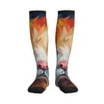 thumbnail image 1 of Bixox Oil Painting Colorful Hamster Print Compression Socks,Compression Socks Women & Men Circulation for Medical,Running,Athletic, 1 of 7