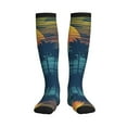 thumbnail image 1 of Bixox Palm Trees Print Compression Socks,Compression Socks Women & Men Circulation for Medical,Running,Athletic, 1 of 7