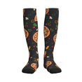 thumbnail image 1 of Bixox Pizzas Mushrooms Print Compression Socks,Compression Socks Women & Men Circulation for Medical,Running,Athletic, 1 of 7