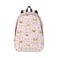 thumbnail image 1 of Bixox Queen For Rabbit Printing Canvas Backpack Lightweight Casual Travel Backpack School Backpack Fits 15.6 Inch Notebook, 1 of 5